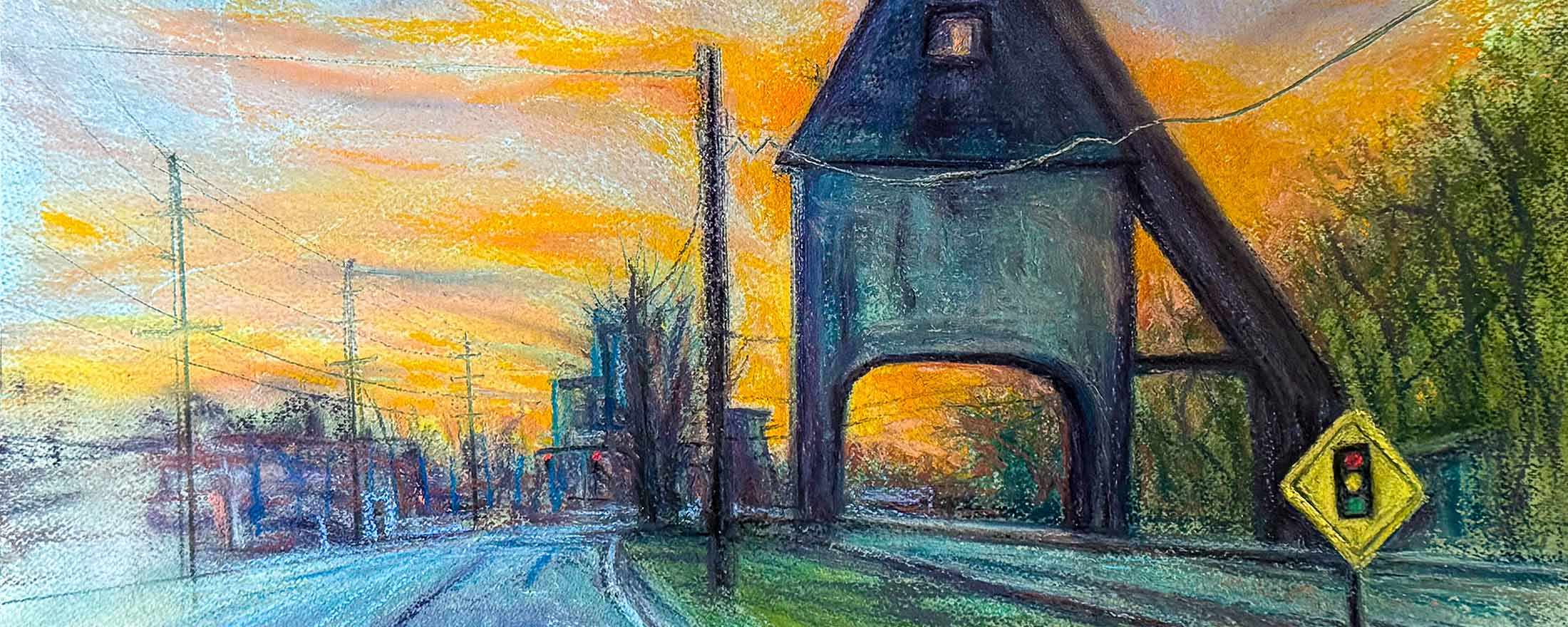 Last Light of the Coaling Tower