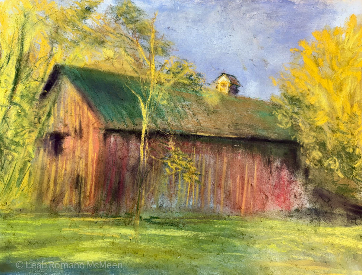 Fading Barn, Autumn Light