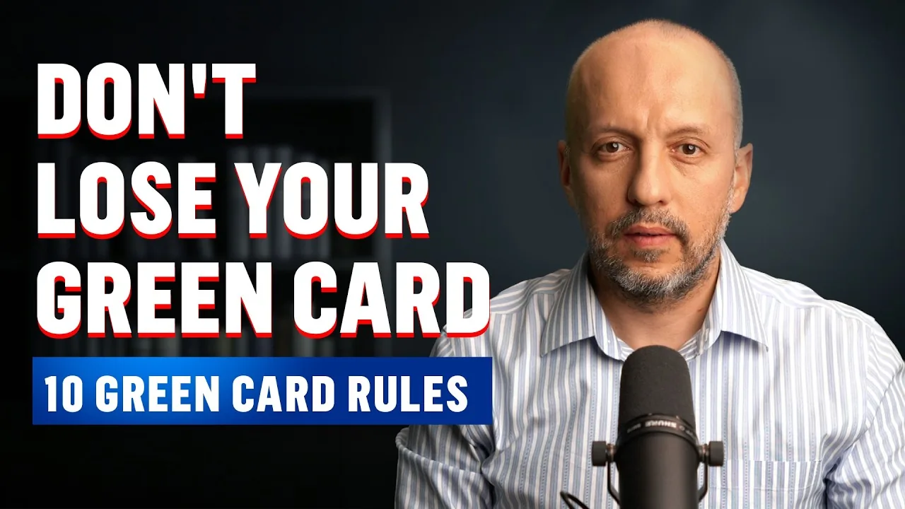 Immigration attorney Remzi G. Kulen with the text Don't lose your green card, 10 green card rules