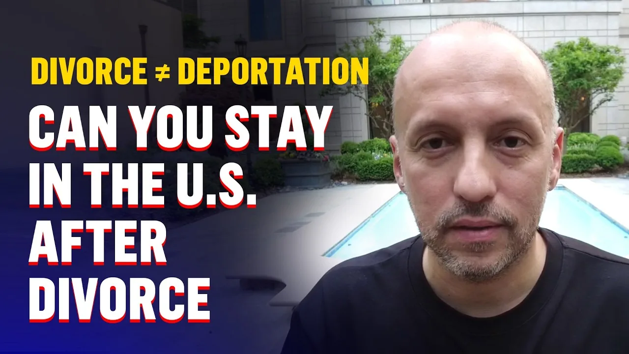 Immigration attorney Remzi G. Kulen with the text Can you stay in the U.S. after divorce