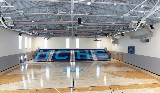 high school gym