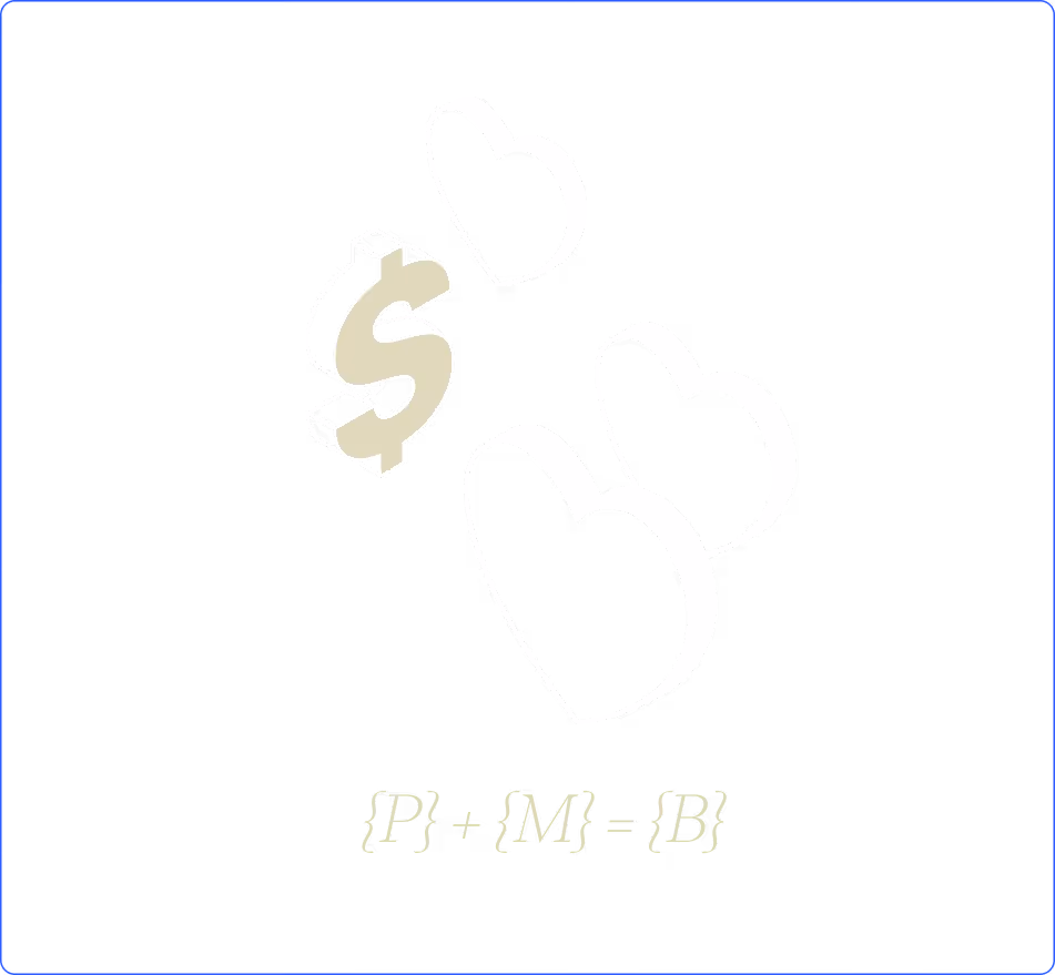 Heart and dollar sign icon