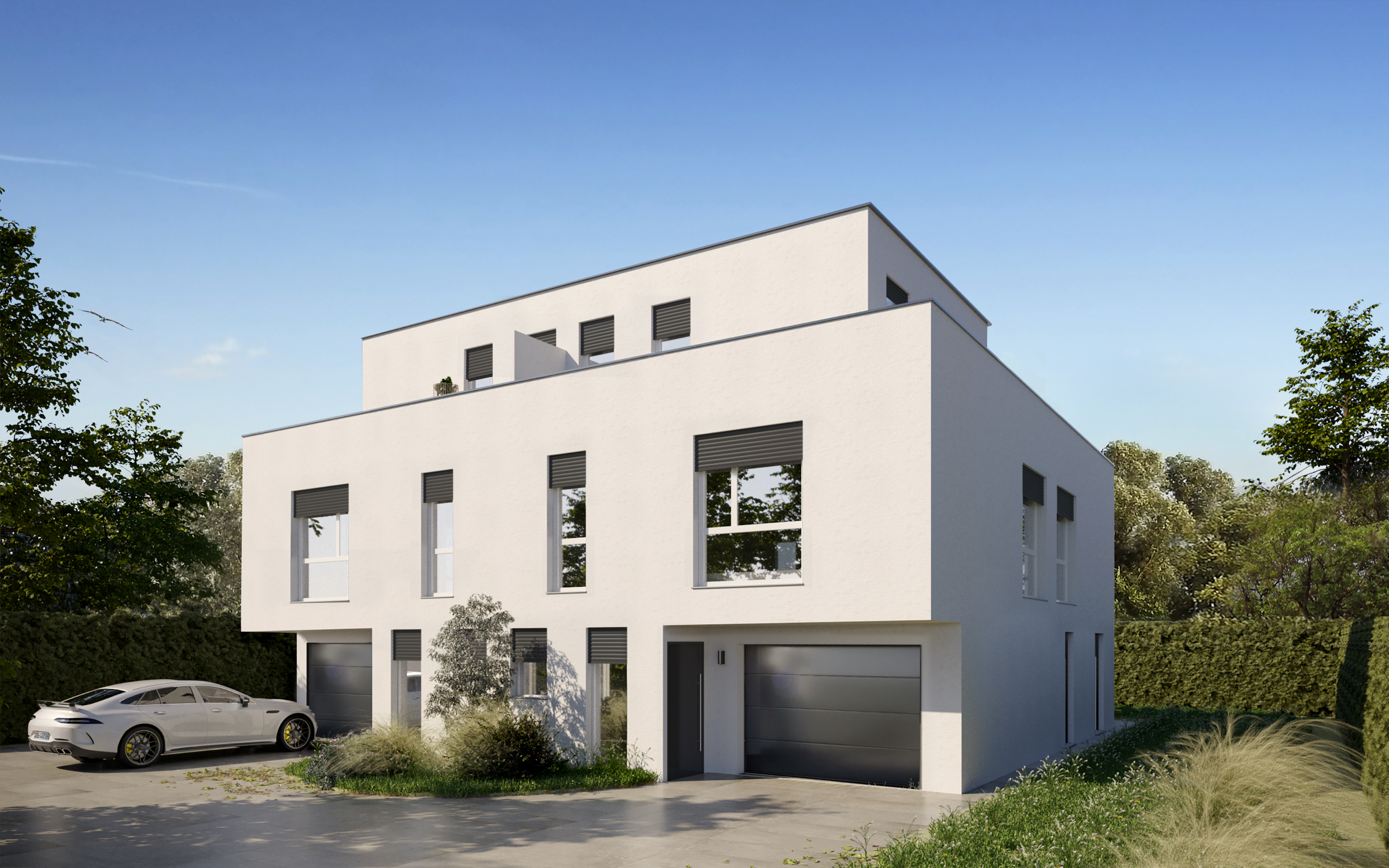 Neubau Doppeleinfamilienhaus
