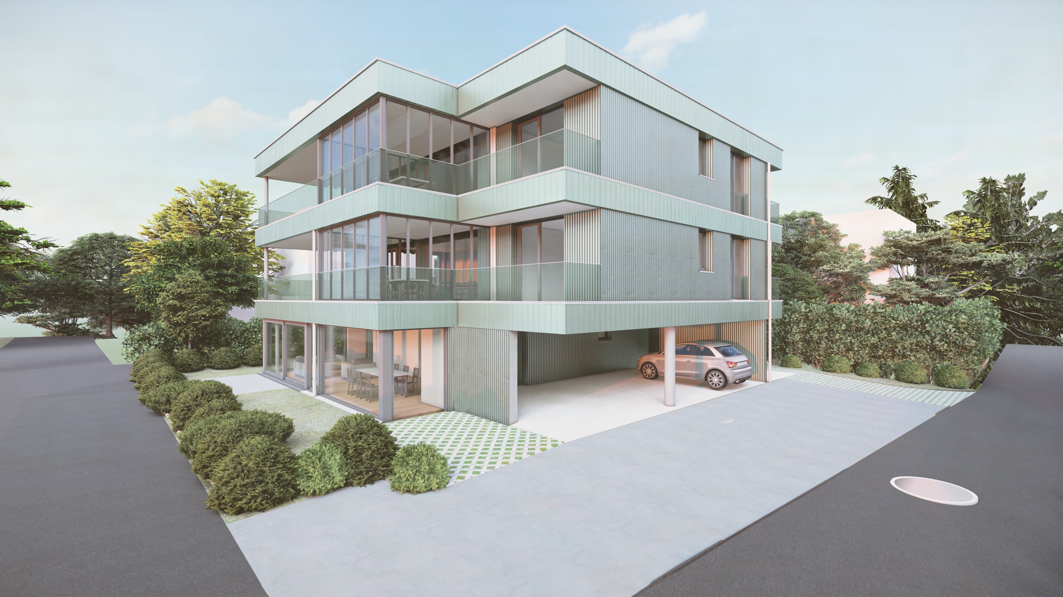 Neubau Mehrfamilienhaus (6 WHG)