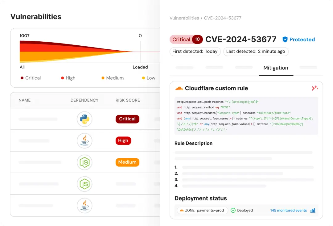 Miggo Security Platform Screenshot