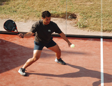 Playing Padel At Town Padel