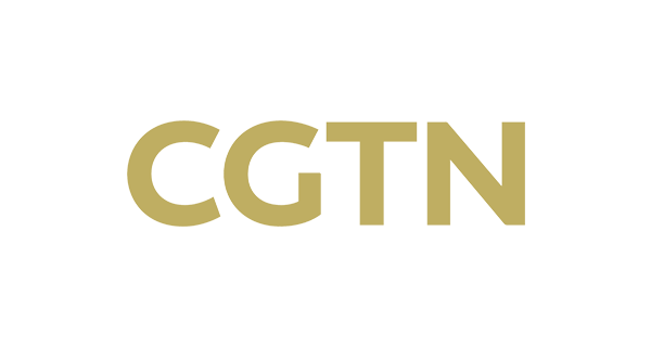 A logo of CGTN.