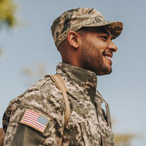 a man in military uniform