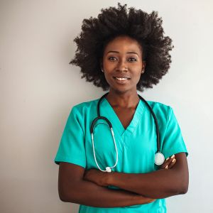 an American nurse 