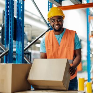 workers smiling