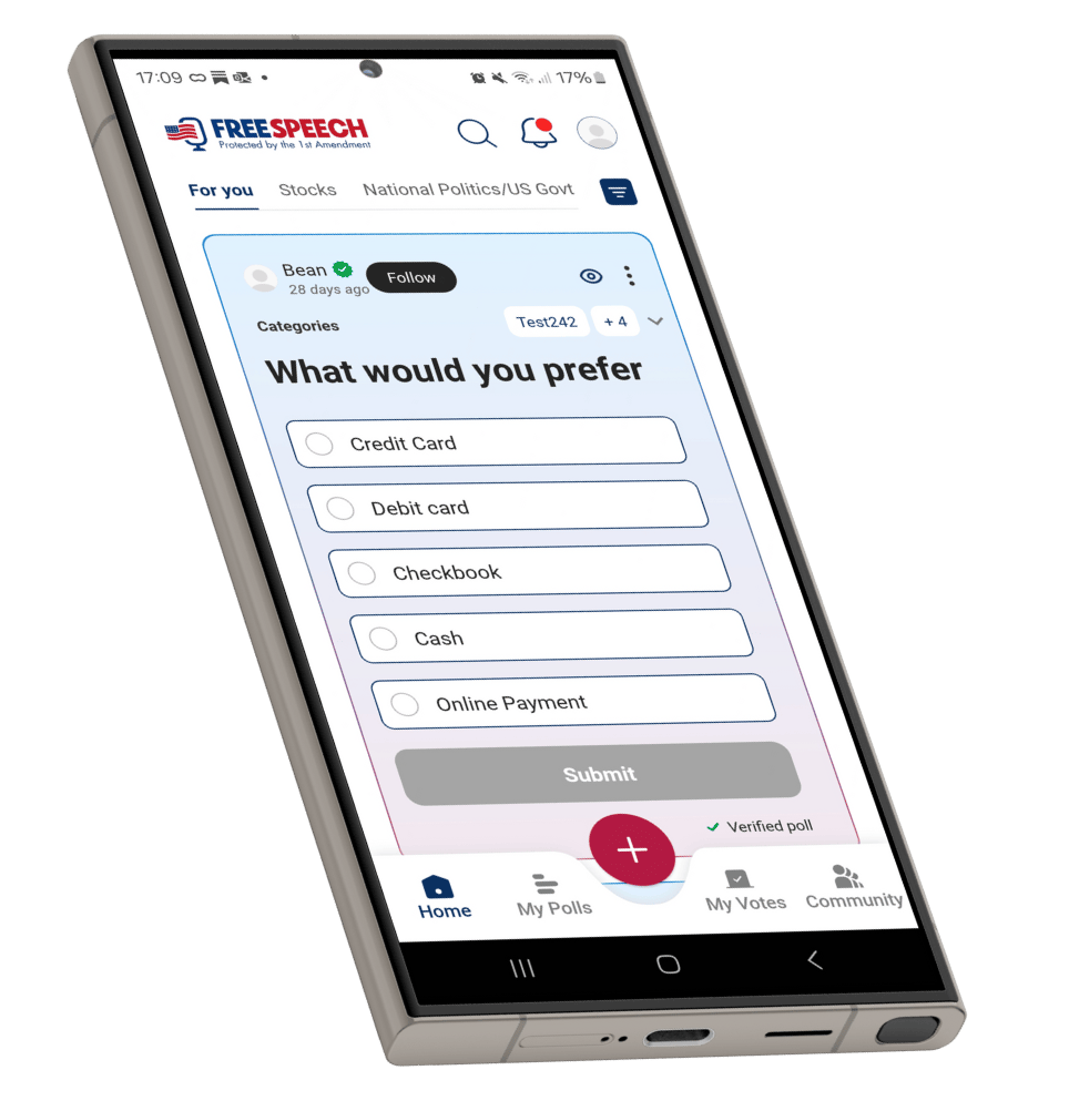 Free speech app on mobile