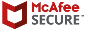 McAfee Secure logo