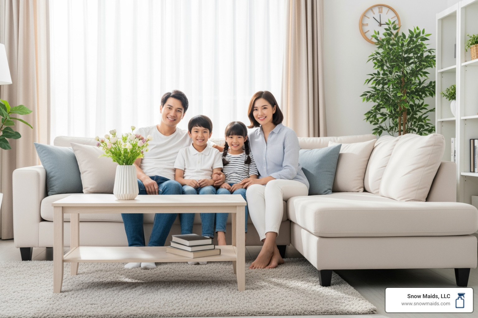 Happy family in a clean home - deep cleaning won't turn on in colorado springs, co Happy family in a clean home - deep cleaning won't turn on in colorado springs, co