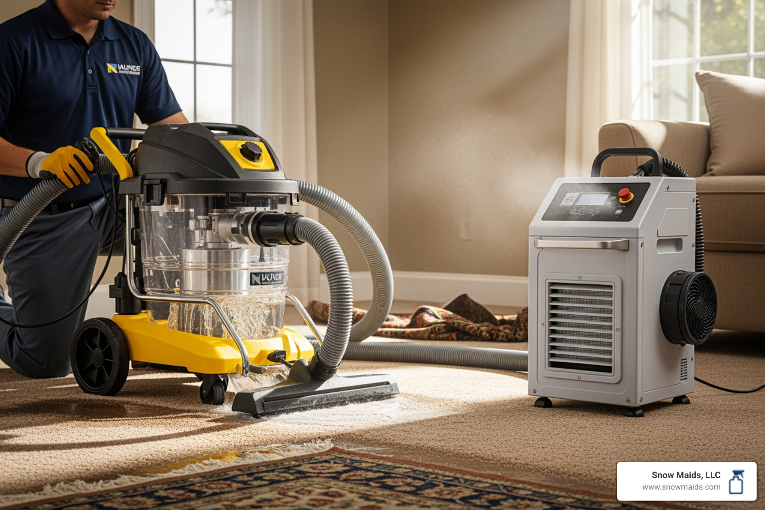 Specialized equipment like a water extractor or air scrubber - 24/7 maid service repair in colorado springs, co Specialized equipment like a water extractor or air scrubber - 24/7 maid service repair in colorado springs, co