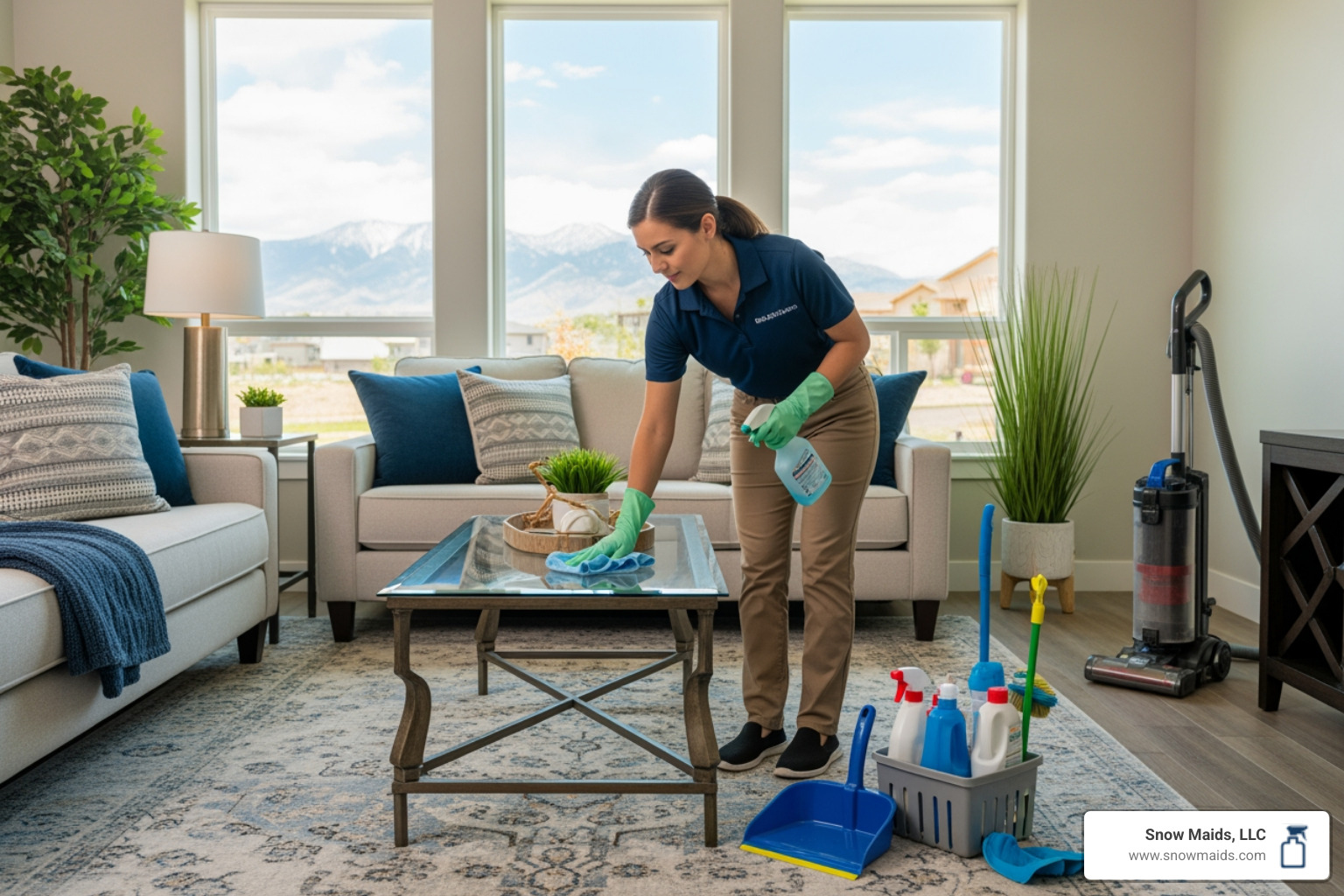 Infographic showing comparison of cleaning service types in Parker CO: Independent cleaners offer personalized service and flexible scheduling; Established companies provide trained staff, insurance coverage, and satisfaction guarantees; Platform services feature browseable profiles, customer reviews, and direct communication; Specialized services include eco-friendly products, deep cleaning expertise, and move-in-out focus - I need to hire a professional cleaner for my home in Parker, CO. What are my options?"