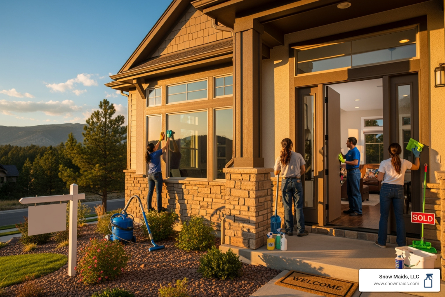 clean empty living room with sunlight - move-in cleaning in castle pines, co clean empty living room with sunlight - move-in cleaning in castle pines, co