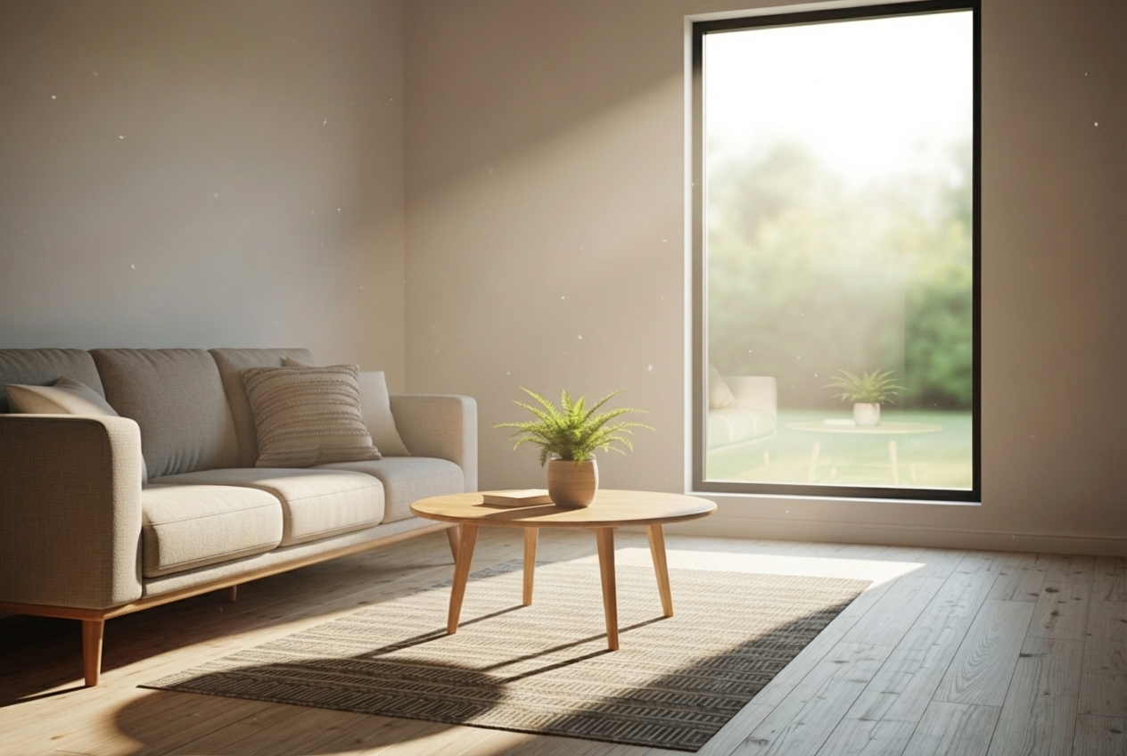 clean empty living room with sunlight - best move-in cleaning in colorado springs, co clean empty living room with sunlight - best move-in cleaning in colorado springs, co
