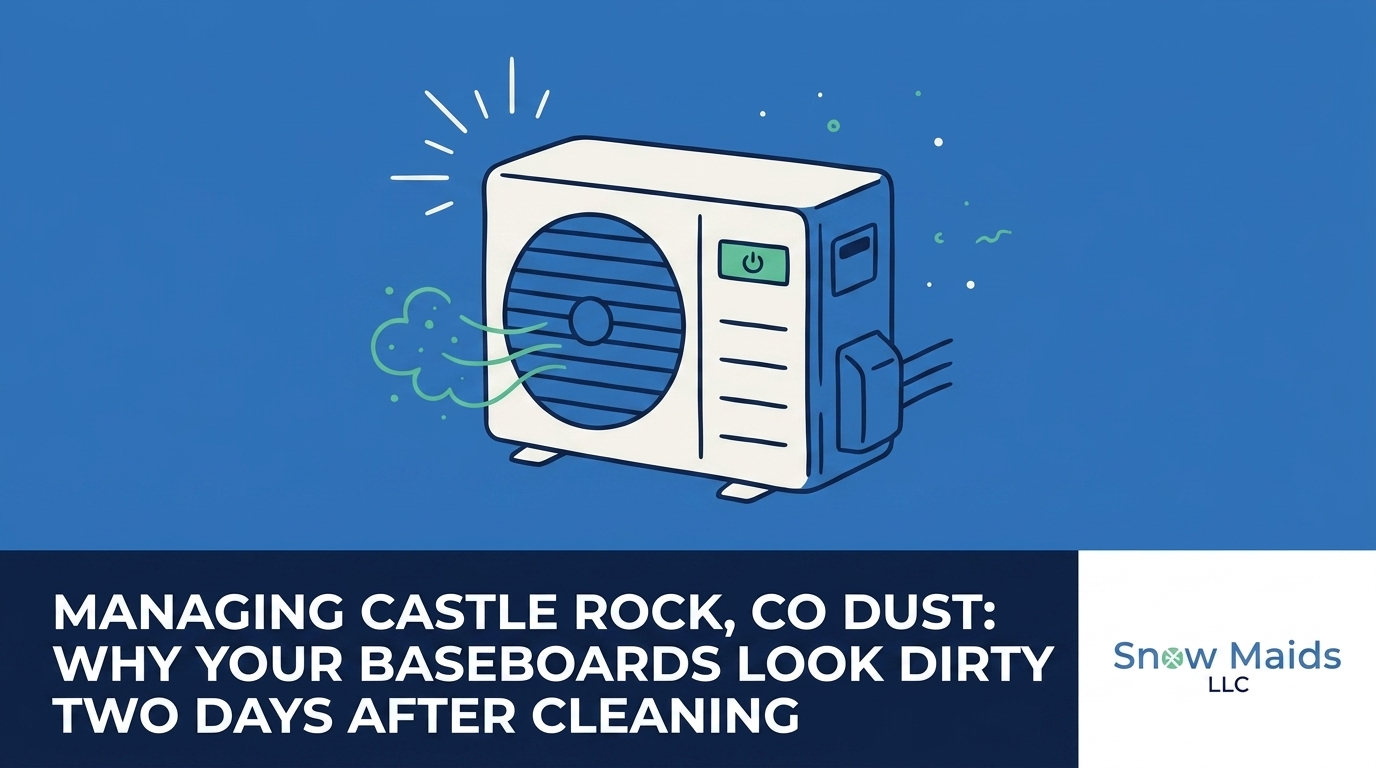 Managing Castle Rock Dust: Why Your Baseboards Look Dirty Two Days After Cleaning