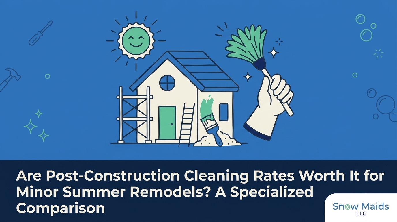 Are Post-Construction Cleaning Rates Worth It for Minor Summer Remodels?