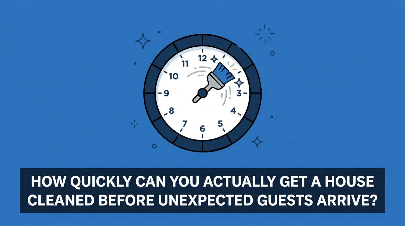 How Quickly Can You Actually Get a House Cleaned Before Unexpected Guests Arrive?