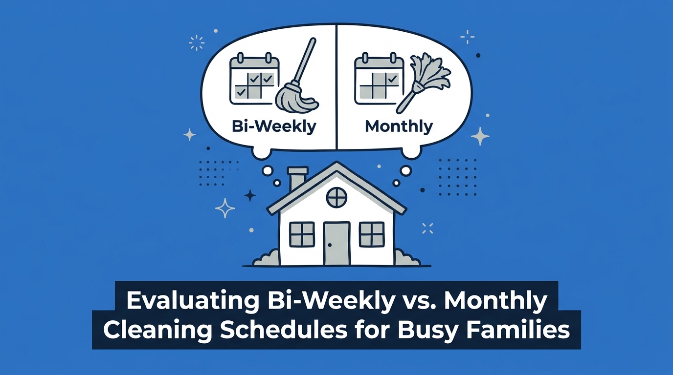 Evaluating Bi-Weekly vs. Monthly Cleaning Schedules for Busy Families
