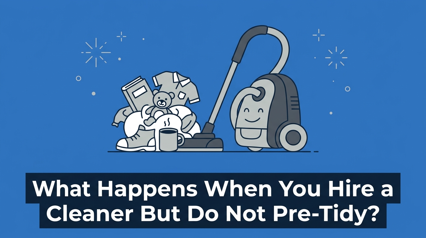 What Happens When You Hire a Cleaner But Do Not Pre-Tidy?