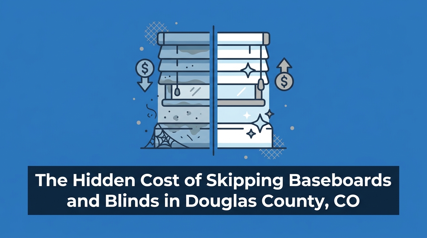 The Hidden Cost of Skipping Baseboards and Blinds in Douglas County