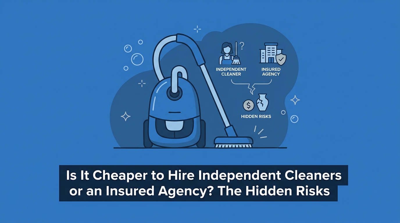 Is It Cheaper to Hire Independent Cleaners or an Insured Agency?