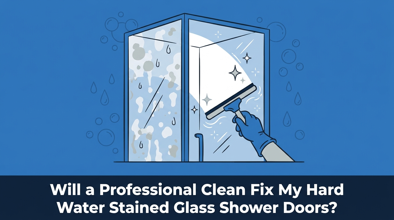 Will a Professional Clean Fix My Hard Water Stained Glass Shower Doors?