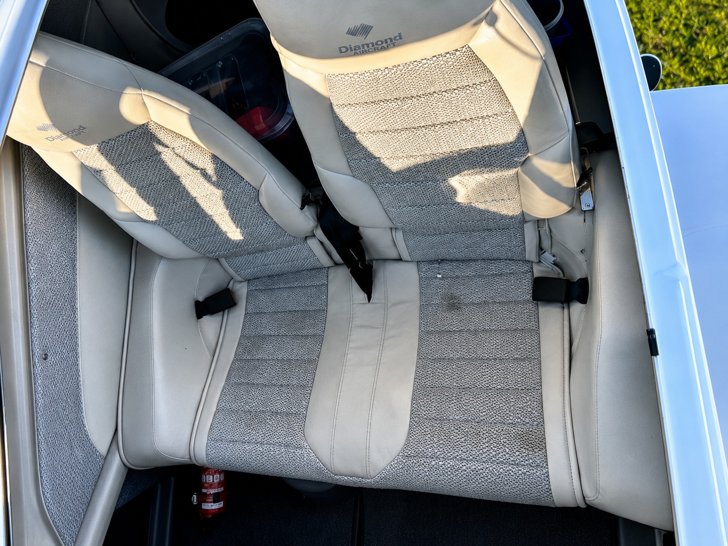 2017 Diamond DA42 NG ZK-WUN, rear cabin, leather seating