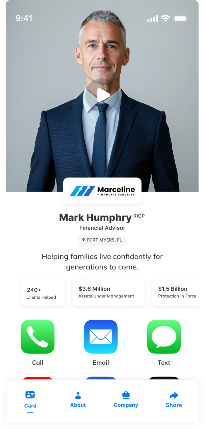 ProfileNest profile on mobile