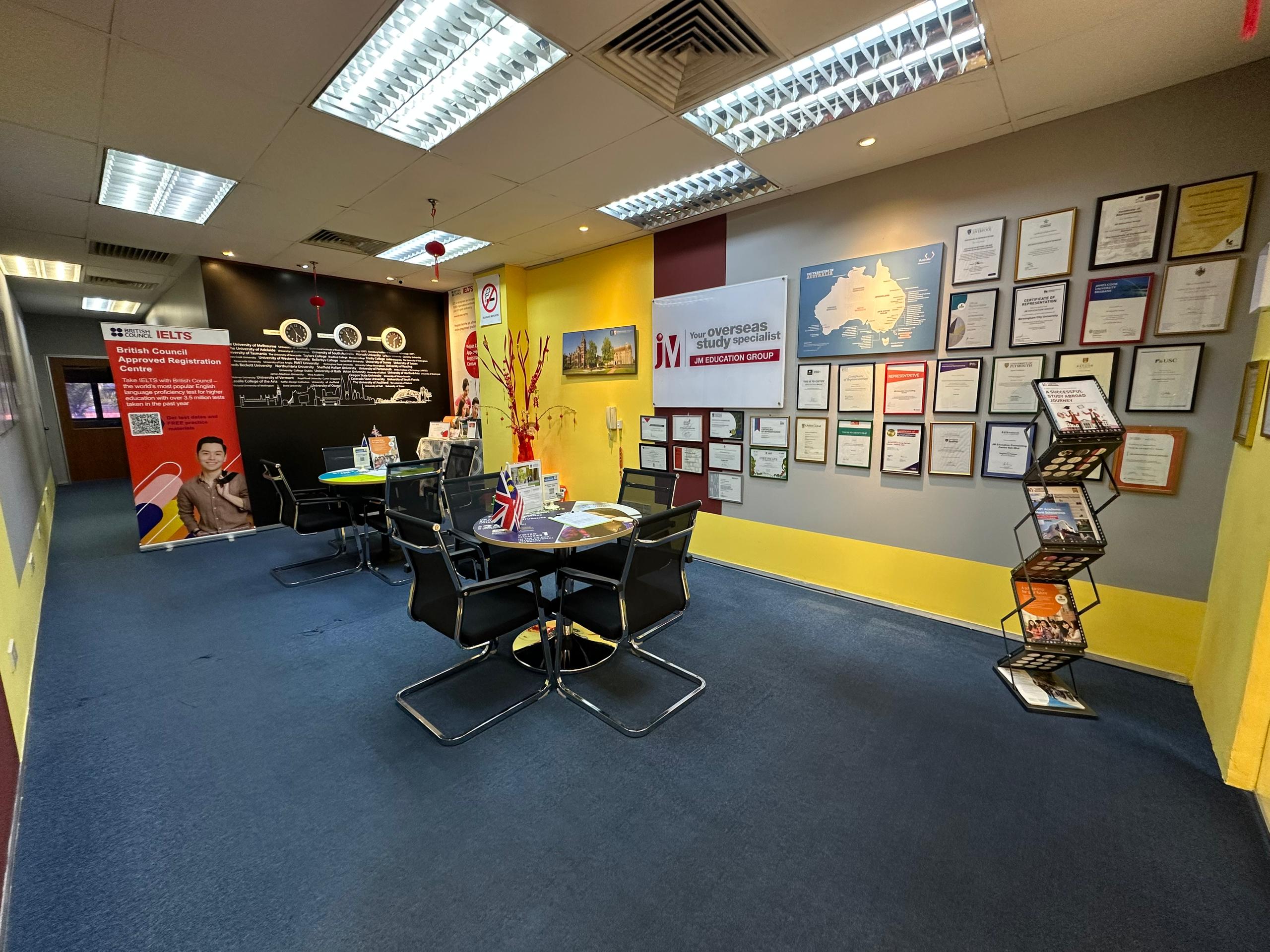 An image of the JM Education branch in Petaling Jaya