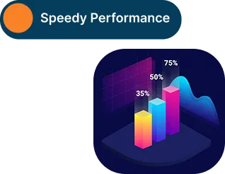 The speed performance of a smartphone.