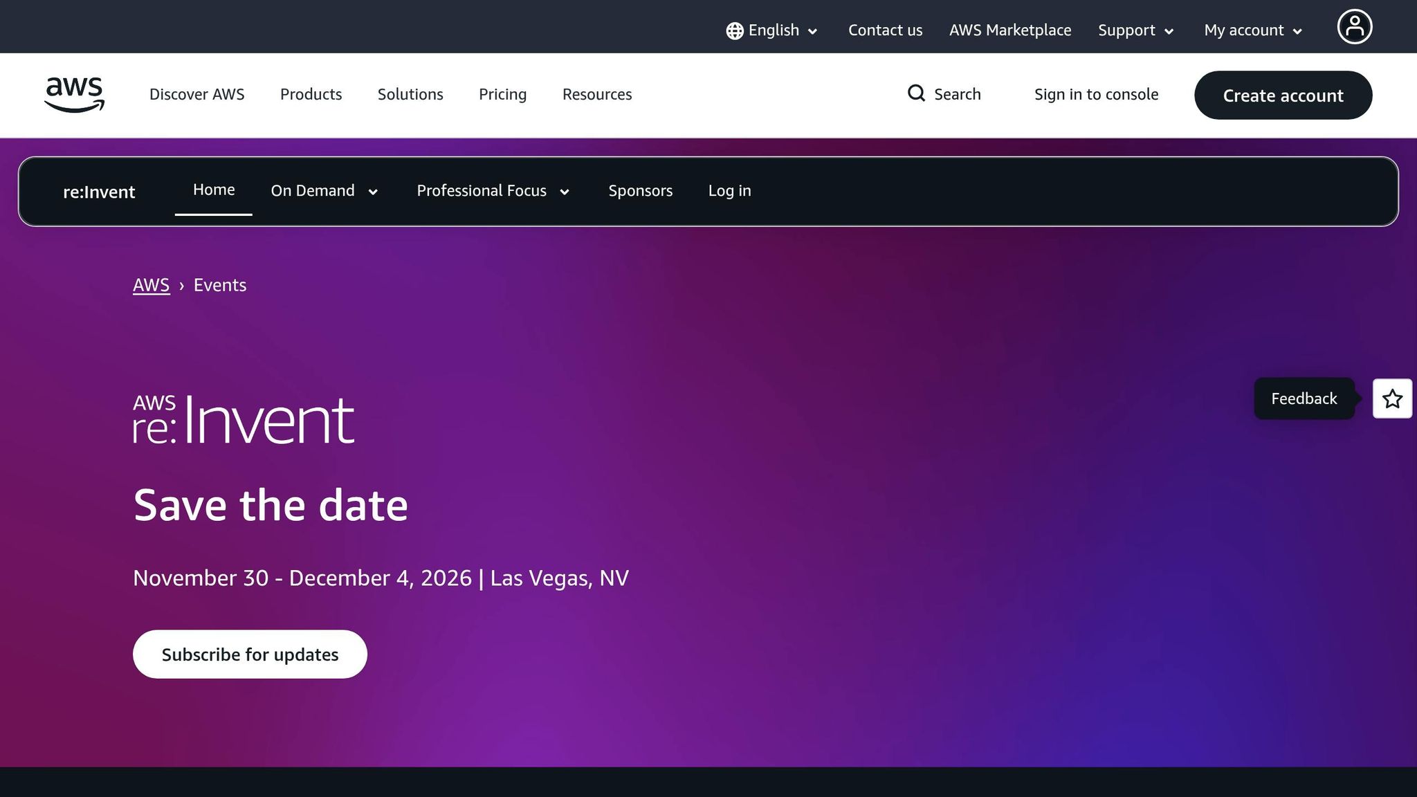 AWS re:Invent