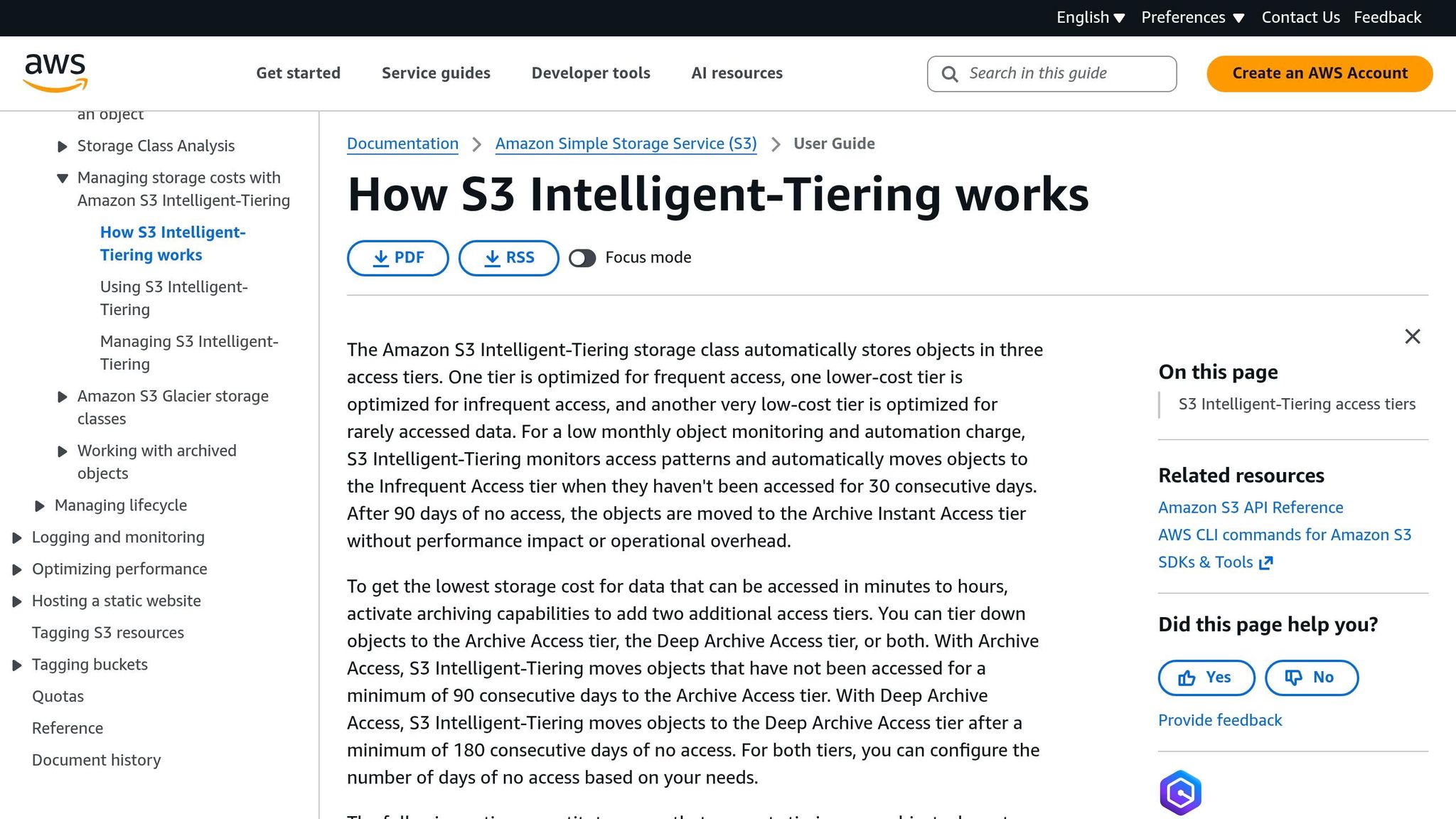 S3 Intelligent-Tiering