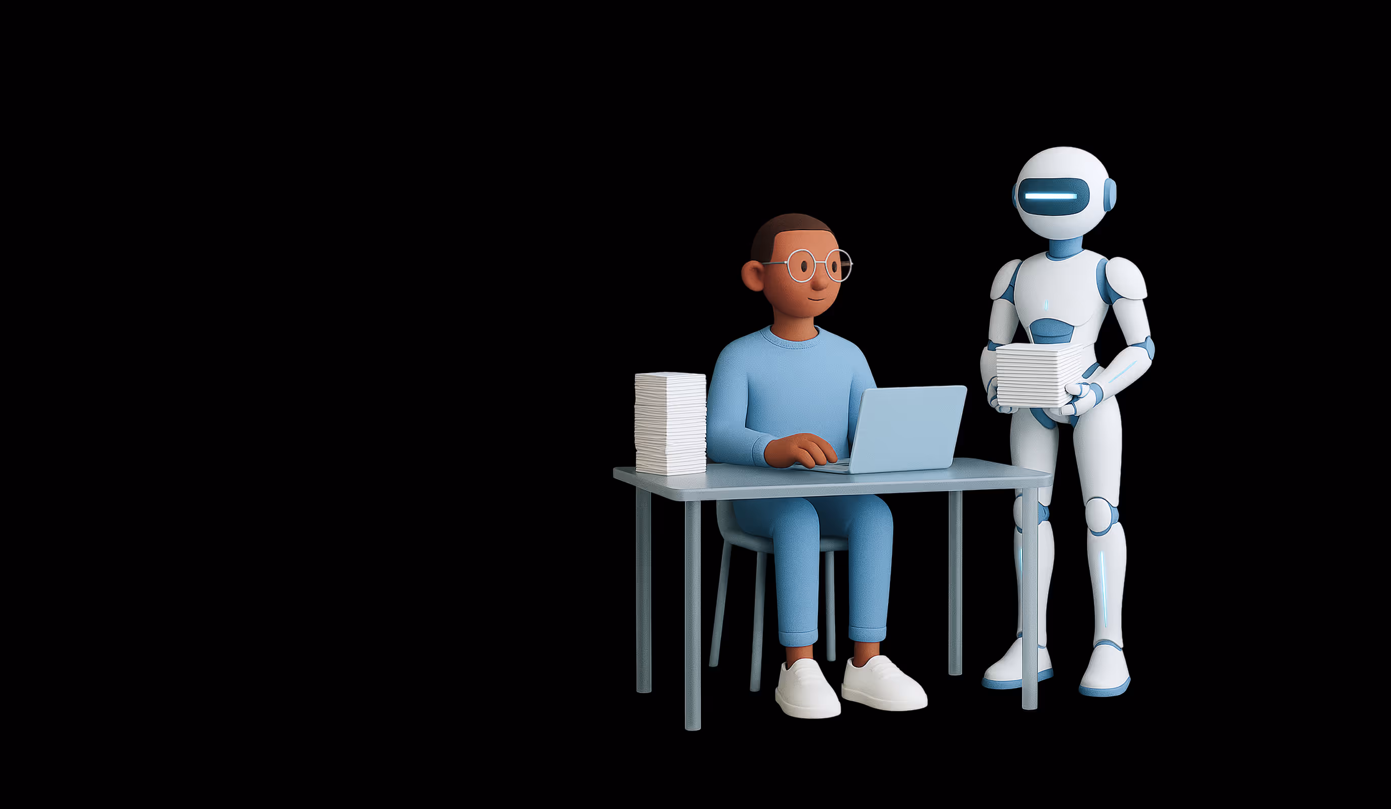 image of an office collaboration scene (for a mobility and transportation)