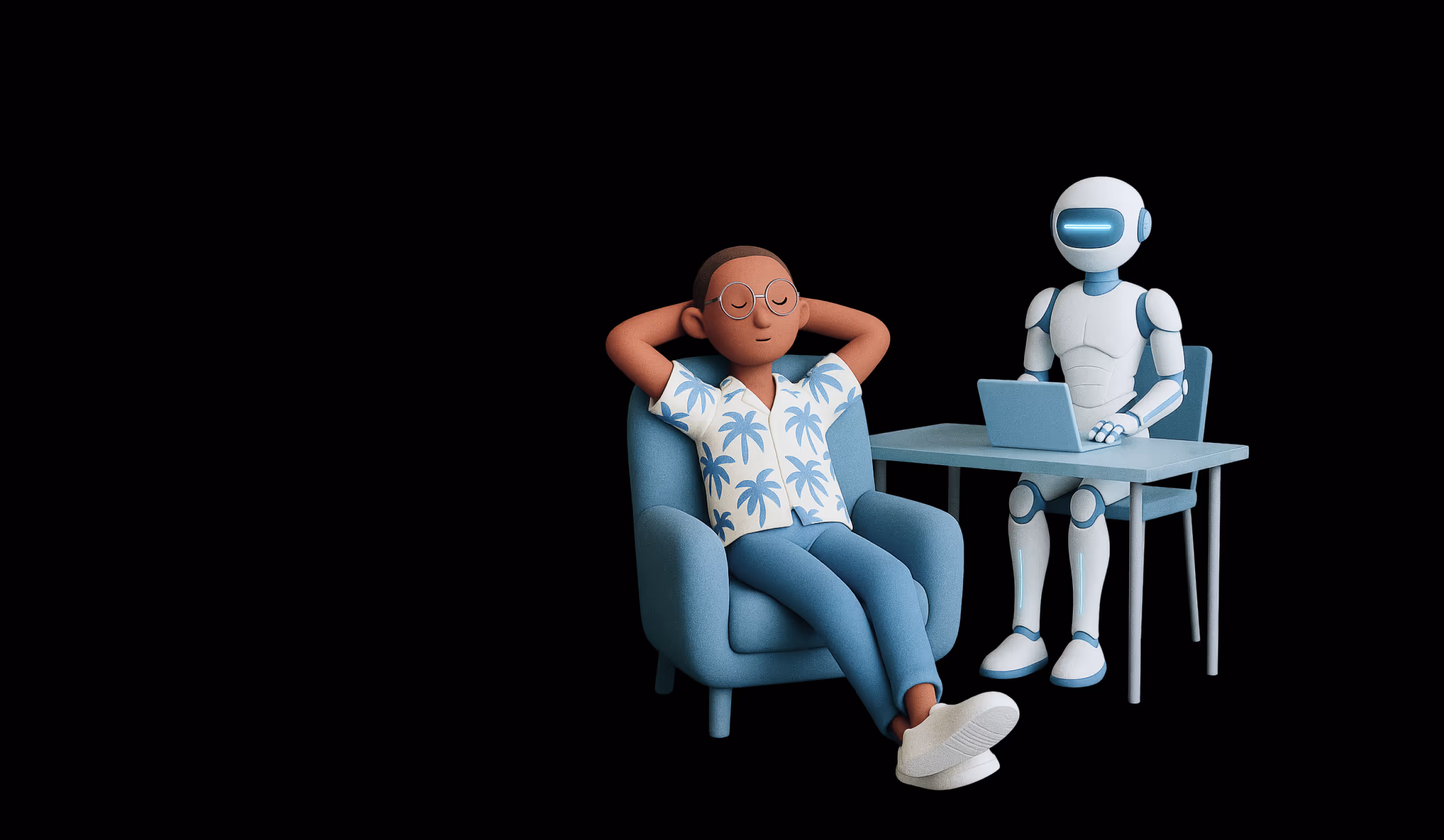 image of an office collaboration scene (for a mobility and transportation)