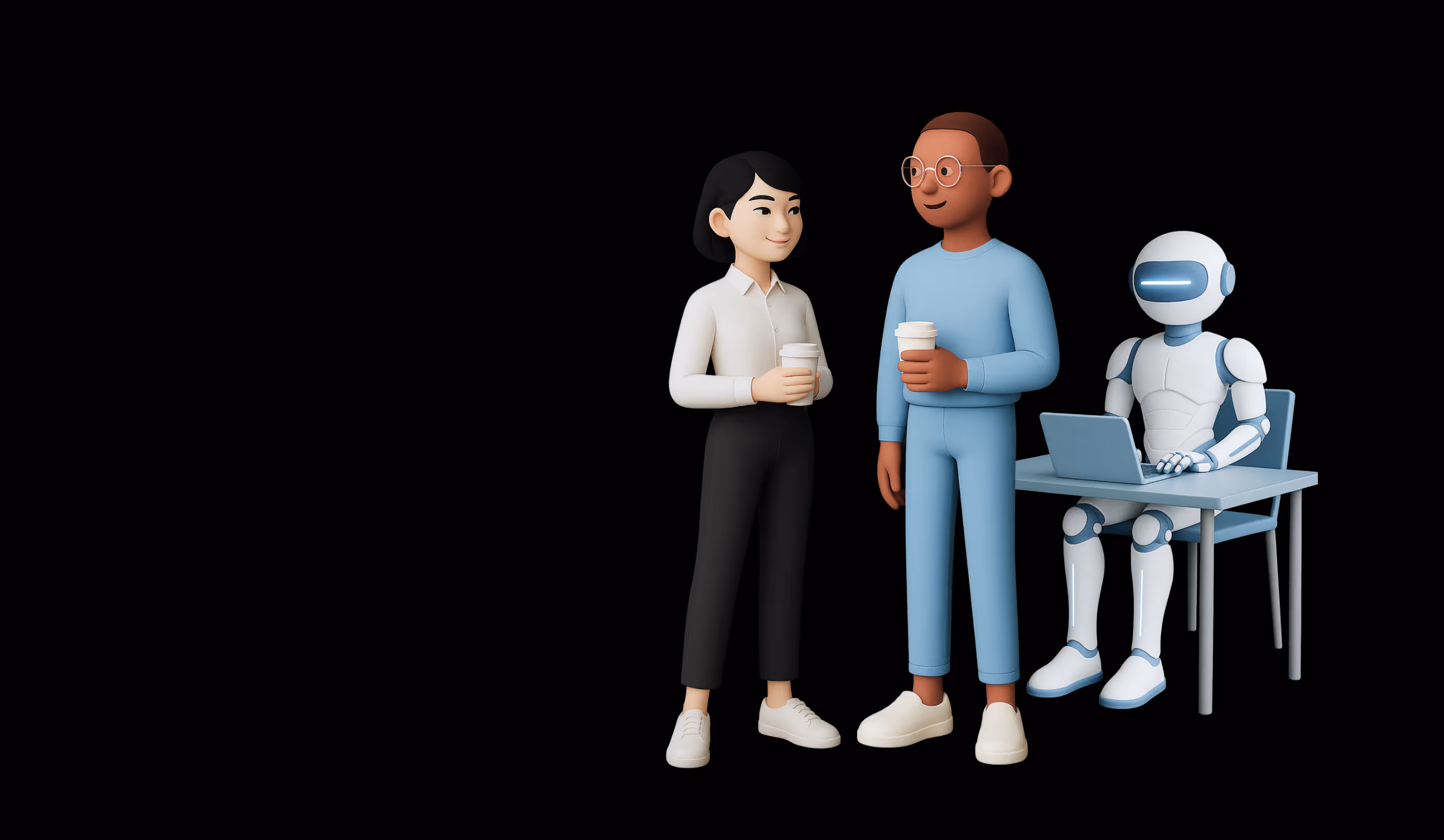 image of an office collaboration scene (for a mobility and transportation)