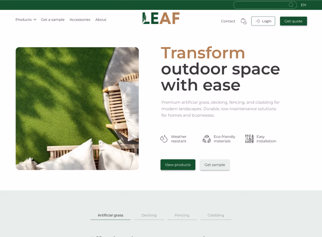 Leaf - artificial grass shop