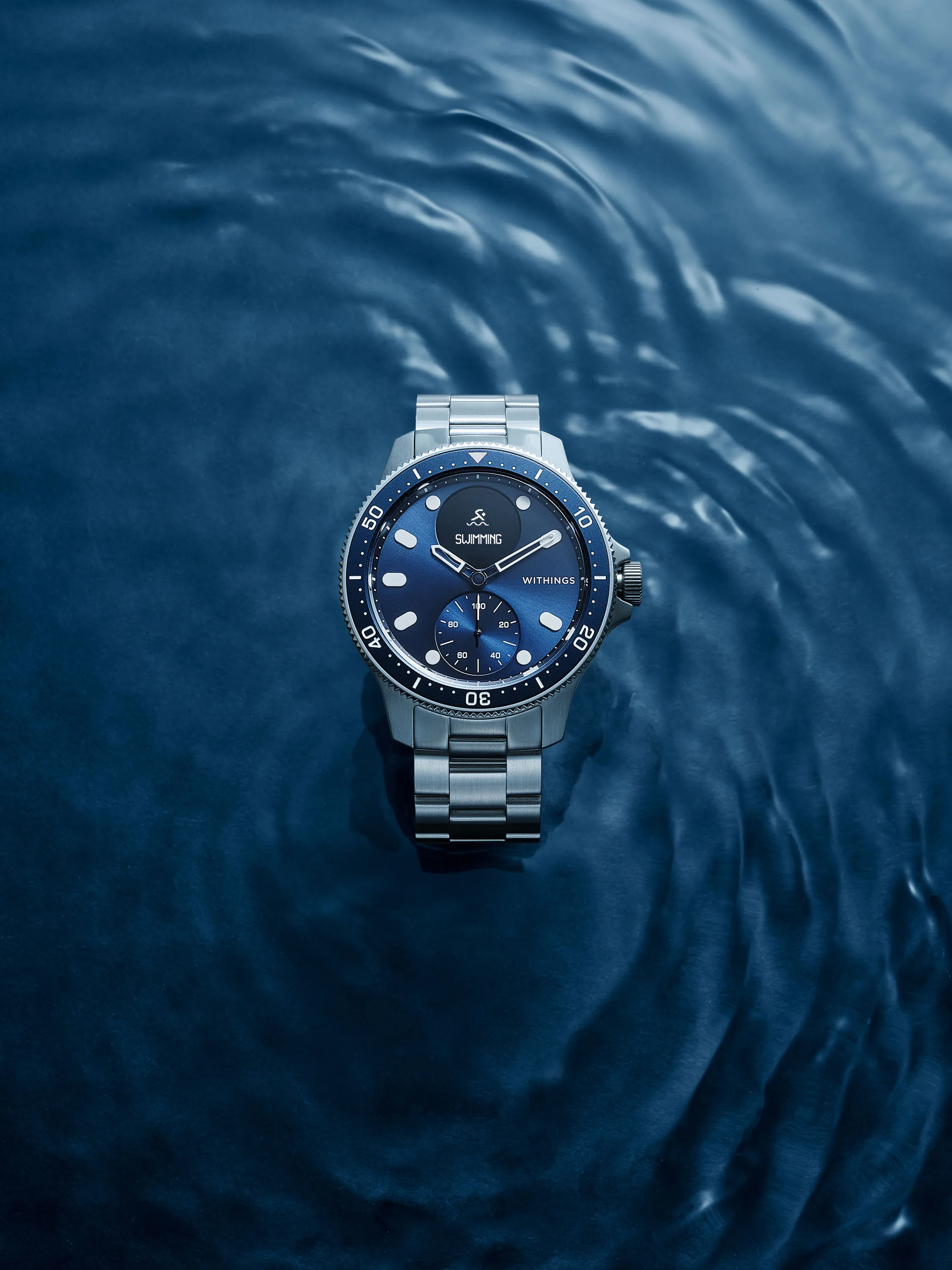 still life photo montre withings scanwatch horizon packshot