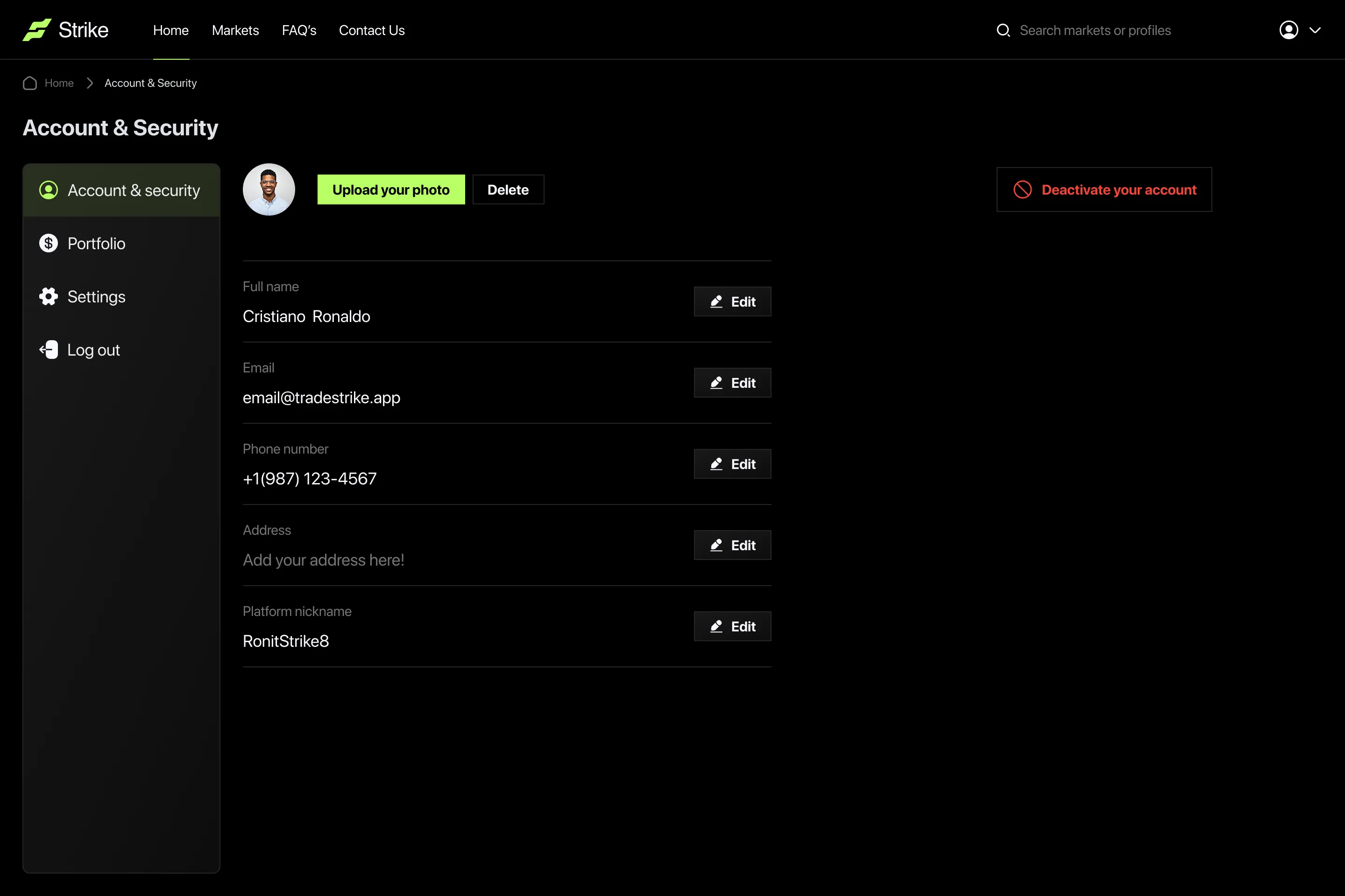 Account & Security