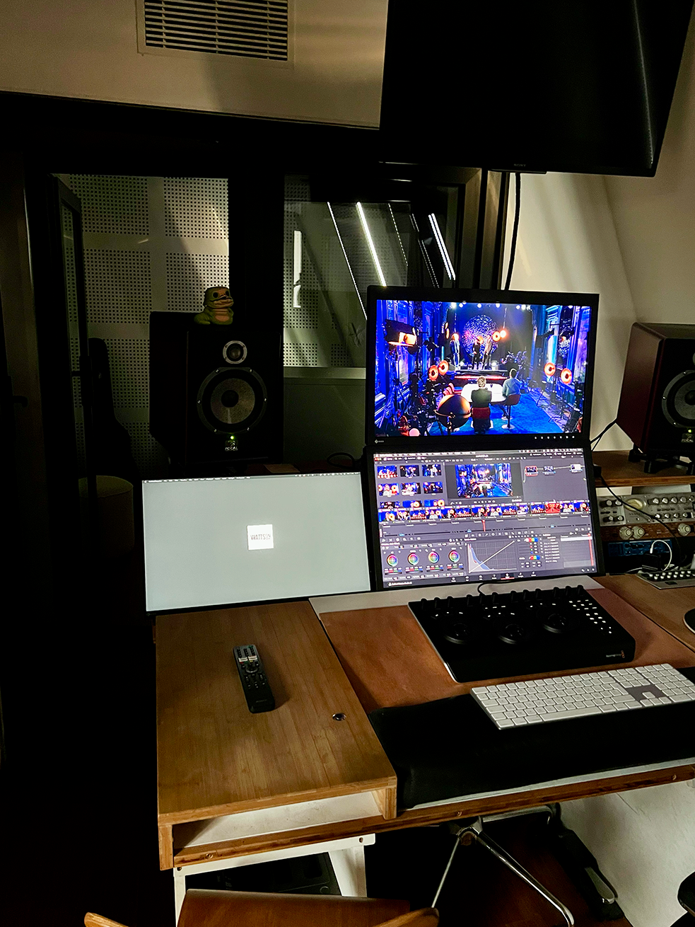 Le studio d'étalonnage