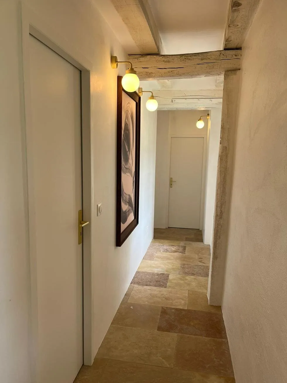 Couloir du gîte des écuries - 16 chambres