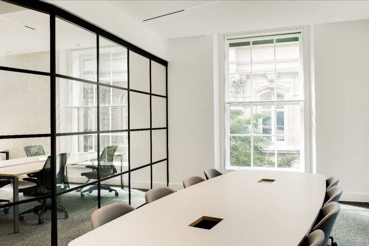 completed photo of meeting room