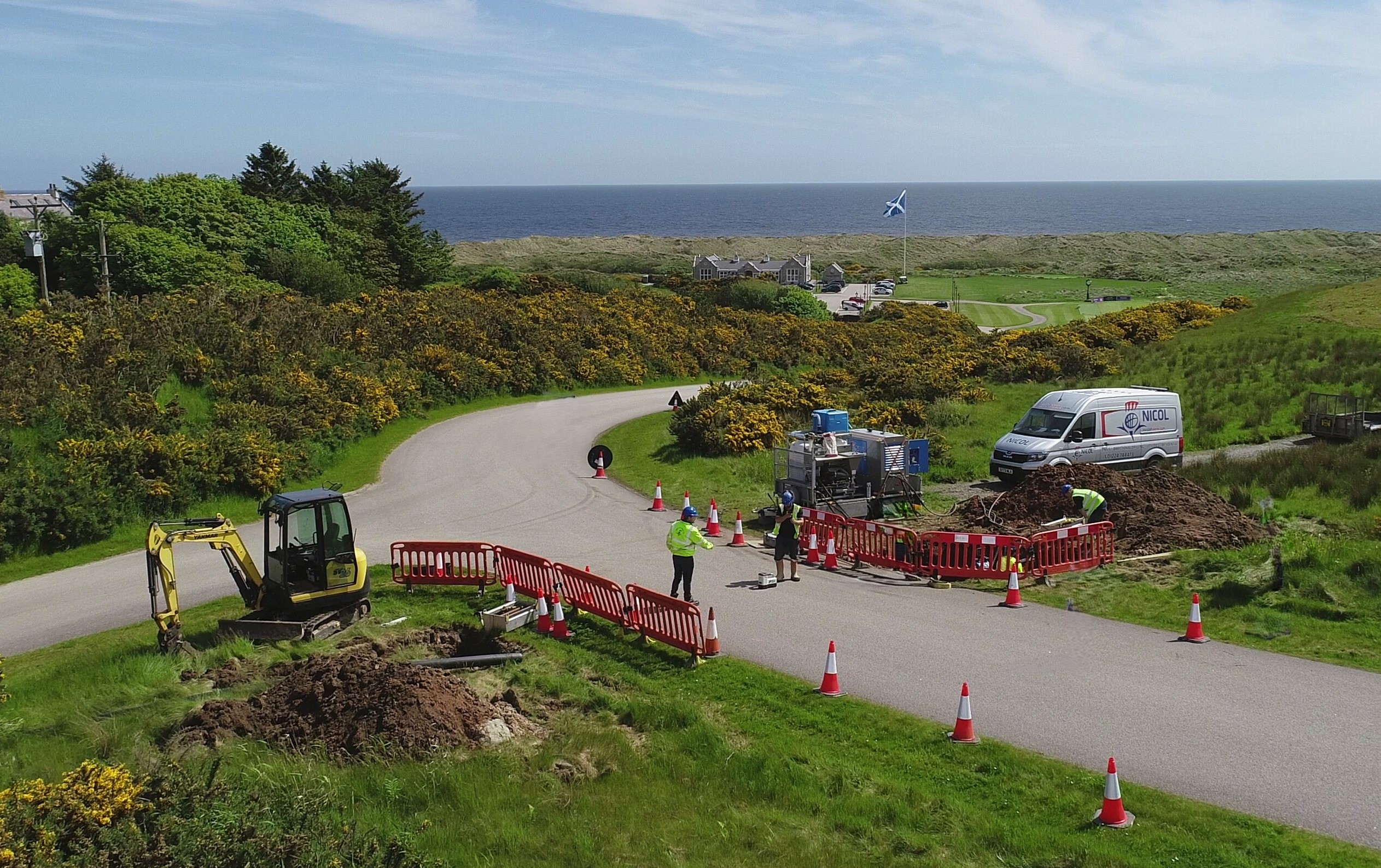 Horizontal Directional Drilling At Trump International Golf Links