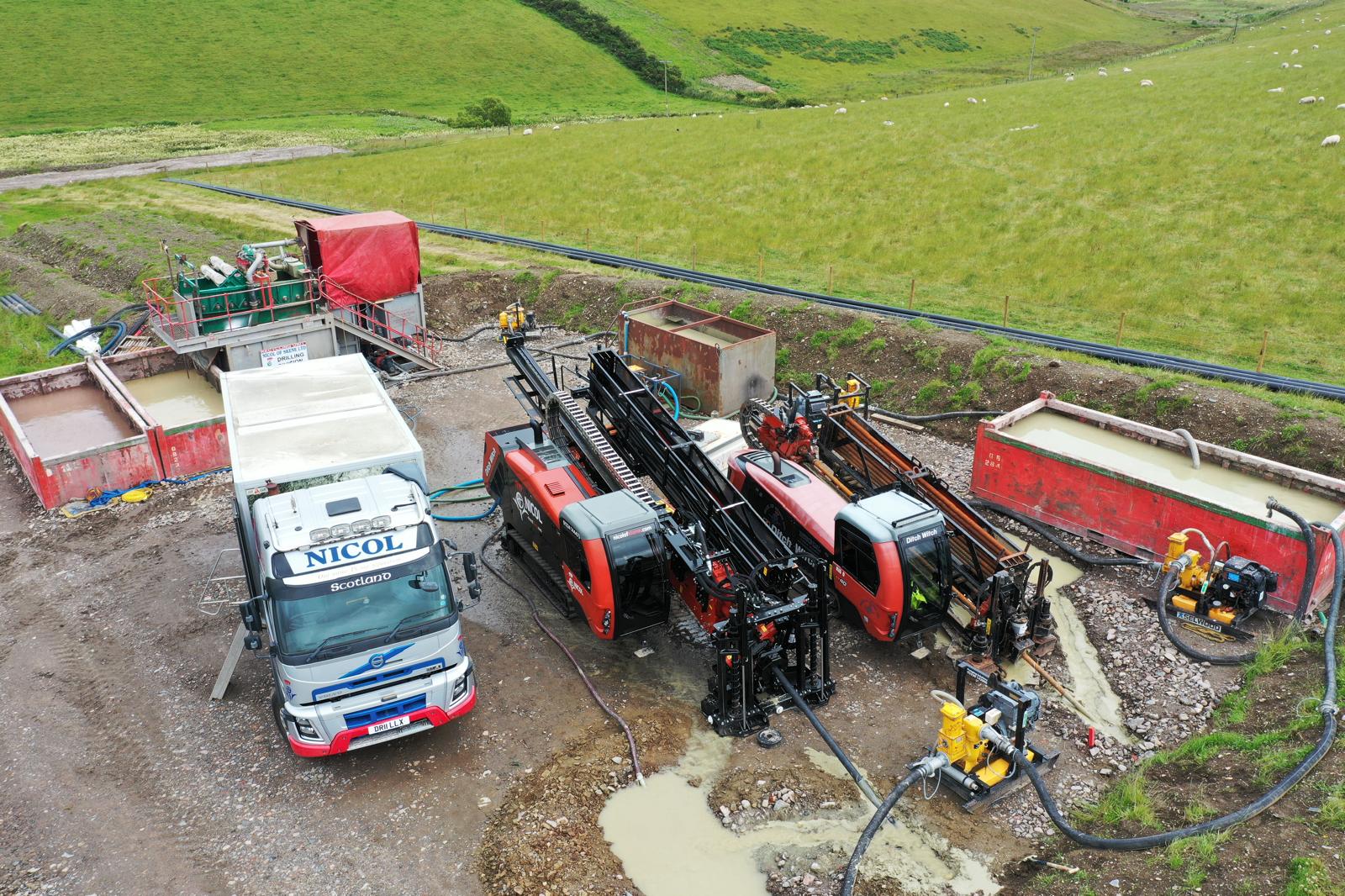 Horizontal Directional Drilling Under A96 and Glen Burn