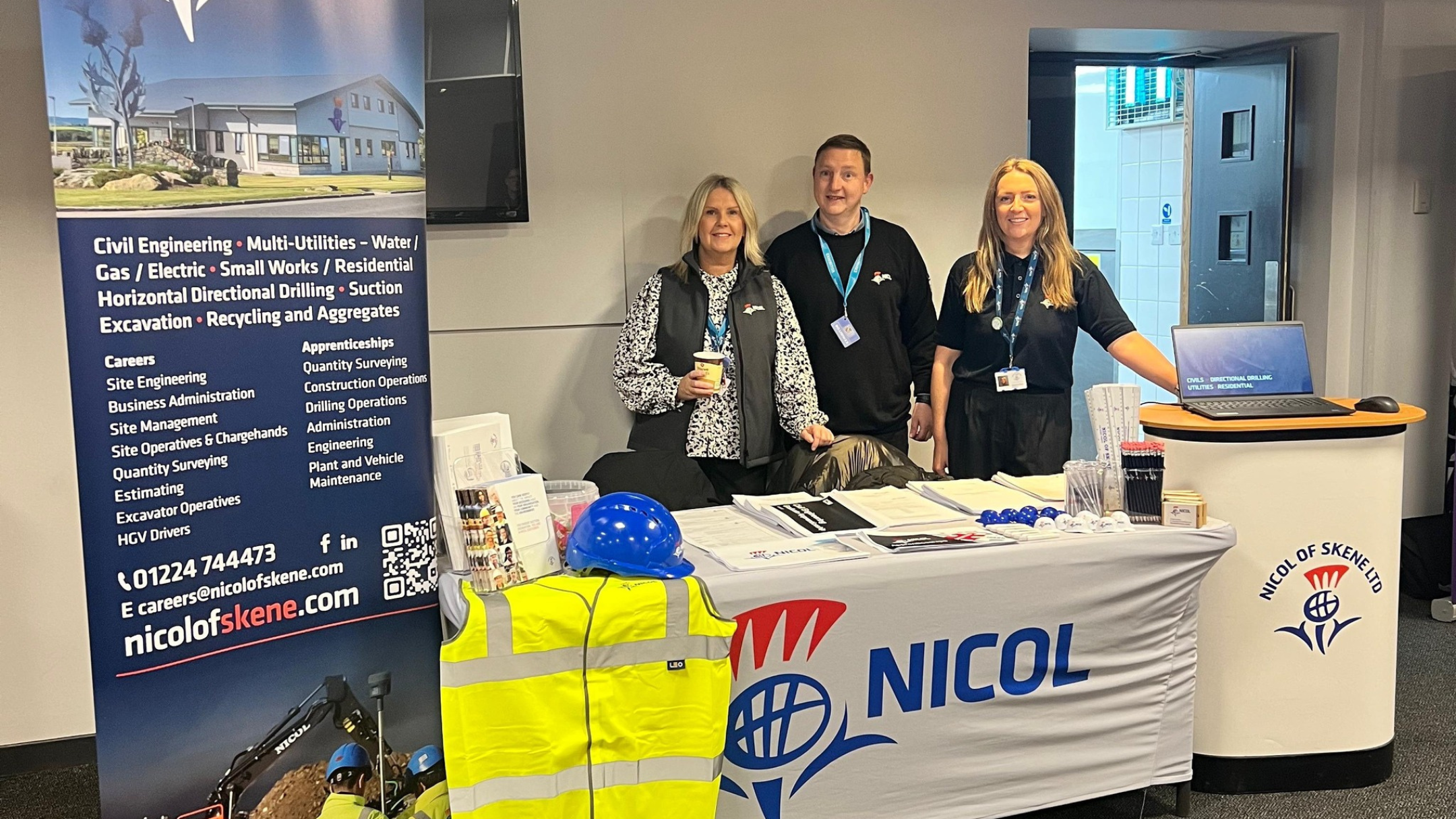 Nicol of Skene Attends Aberdeen Career Fair 