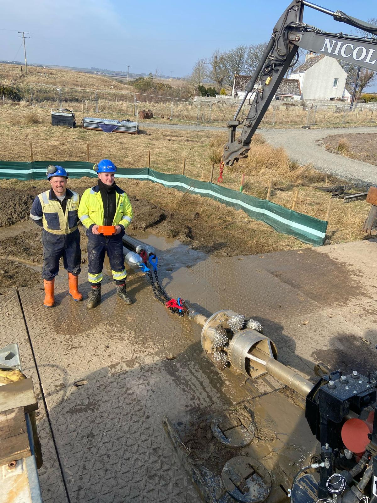 Nicol of Skene’s teamwork triumph on Camster WF II Project