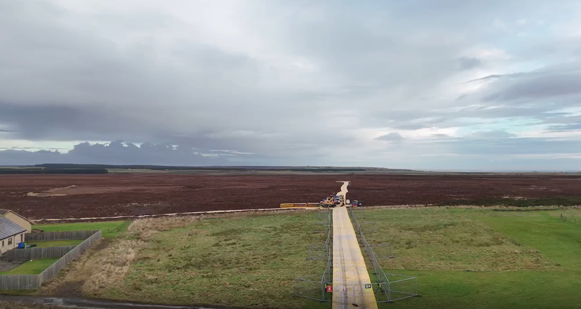 Trackway Mats clear the way on Caithness Peatland for major infrastructure project
