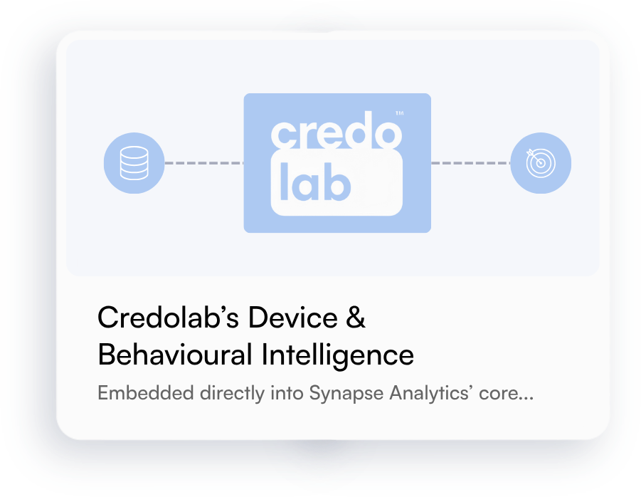 Credolab integration with Synapse Analyitcs visual